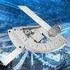 Carbon Steel Fine Tuning Angle Finder Ruler 0 320 degrees  Universal Bevel Protractor Meter