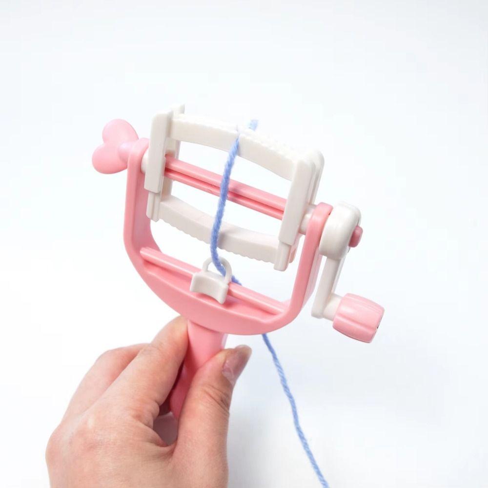 Mini Mini Ball Braider Tassel Maker Hand Operated DIY Craft Hand-cranked Pom-pom Maker ABS Yarn Craft Wool Ball Maker