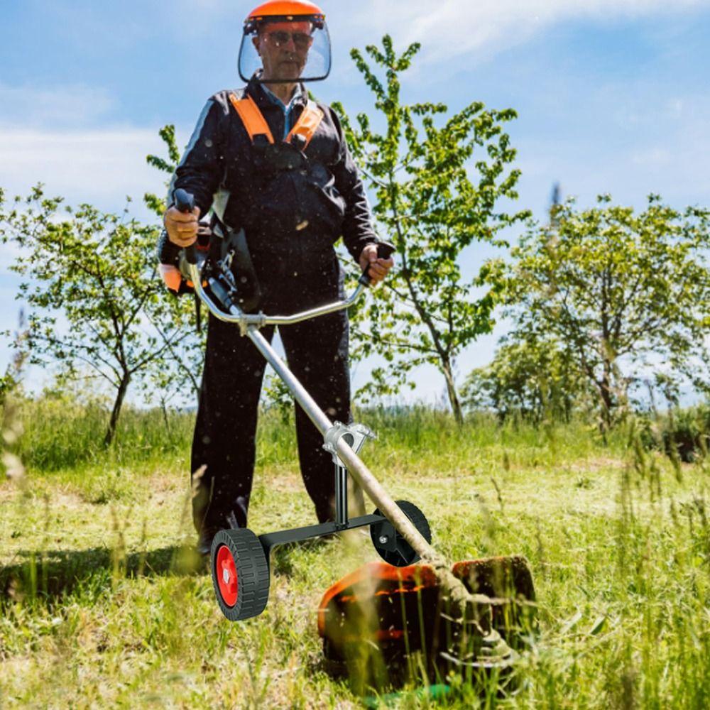 26/28mm Rasentrimmer Stützräder Universal Handstützrahmen Rasenmäher Stützrad Unkraut