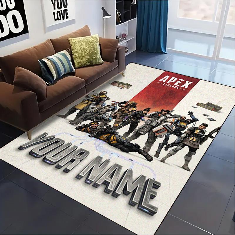 Name Custom Apex Legends Carpet Rug for Living Room Bedroom Home Sofa Decoration,Kids Play Non-slip Floor Mat