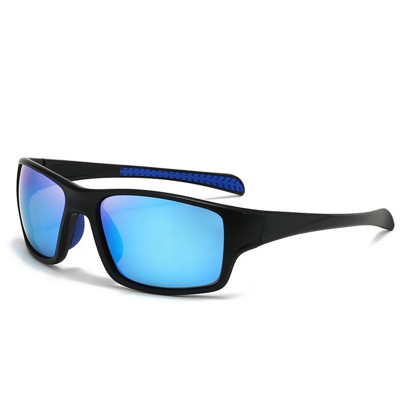 New fashion colorful cycling glasses men's outdoor UV protection sunglasses European and American sports polarized sunglasses