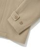 Covernat Wool Half Mac Coat Beige