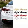 14,7x3 cm Dla Naklejka z Napisem na Bagażnik Samochodowy Emblemat Stop Cynku Logo Alfa Romeo Naklejka na Karoserię Odznaka 4 Kolory (Uniwersalny pas)