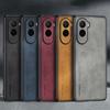 For Xiaomi Poco M7 4G Case Luxury PU Leather Phone Case For PocoM7 4G Back Cover Matte Silicone Shockproof Full Protection Coque