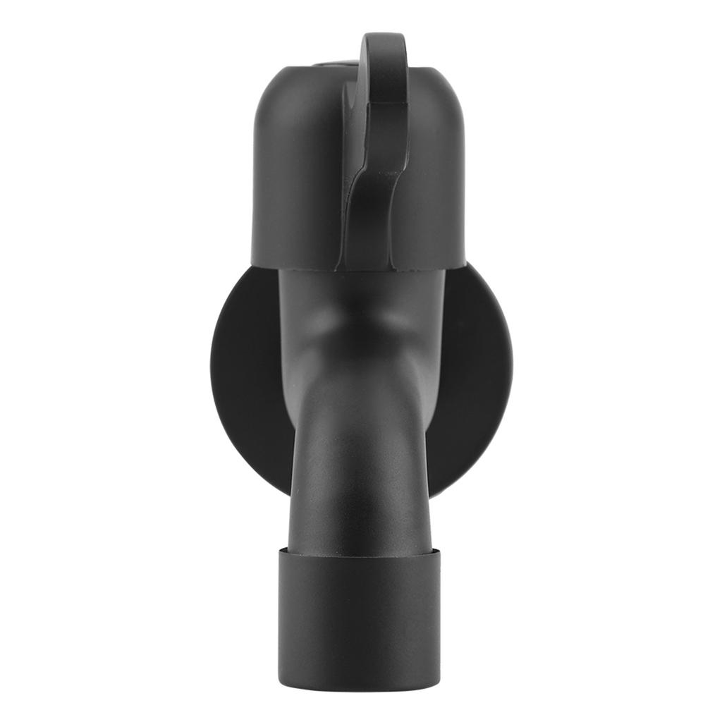 304 Stainless Steel Black Wall Mount Tap Garden Water Faucet for Bathroom(Mop Pool)