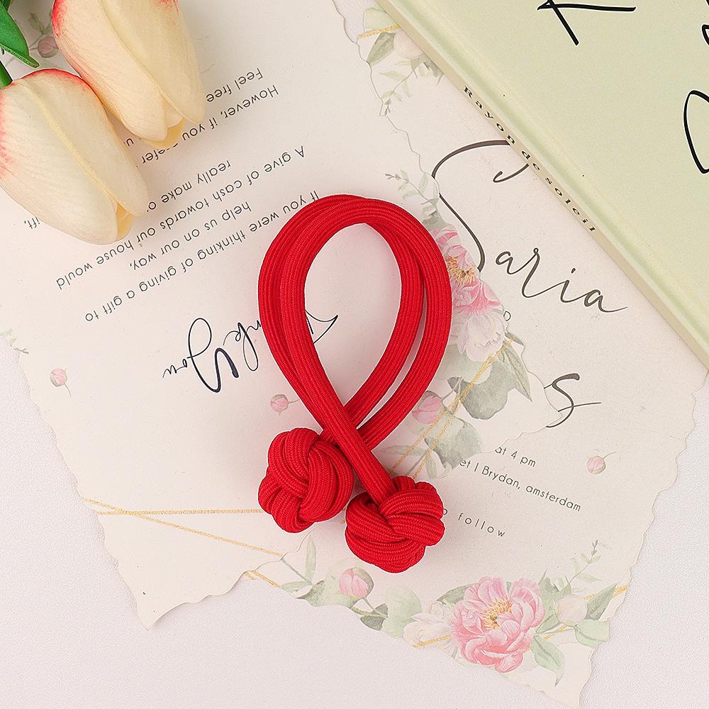 Rubber Band Girl's Hair Tie Thick And Durable Ribbons Ponytail Cute Style High Elastic Hair Ring Fashionable Hair Accessories