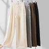 Loose small wide-leg pants sports drape high-waisted straight-leg pants slimming sports elastic waist casual pants slim