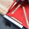 Multipurpose Triangle Ruler Double Sided for Angle/Depth/Cylinder High Precision Aluminum Alloy Triangle Ruler Tool