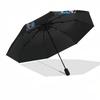 1pc Skull and Flowers Artwork Umbrella with Plastic Handle,Suitable for All Seasons UmbrellaPT580