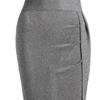 Bodycon Dress Off Shoulder Shiny Spring Autumn Slash Neck Strapless High Split Dress for Wedding