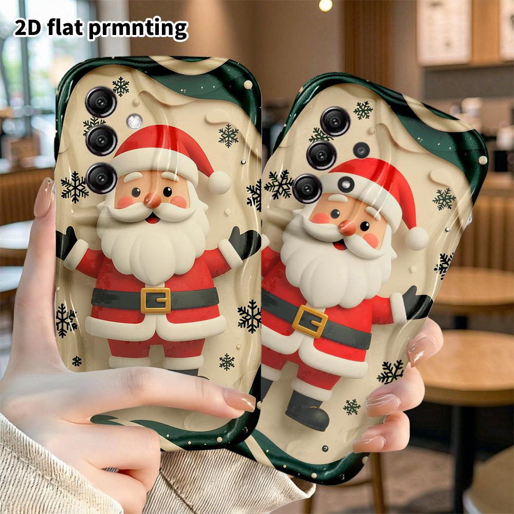 Phone case: 2D flat, suitable for Samsung Galaxy A34 A35 M05 M06 S20 S22 S21 FE Plus 5G protective case, gentle and cute, perfect Christmas and Hallow