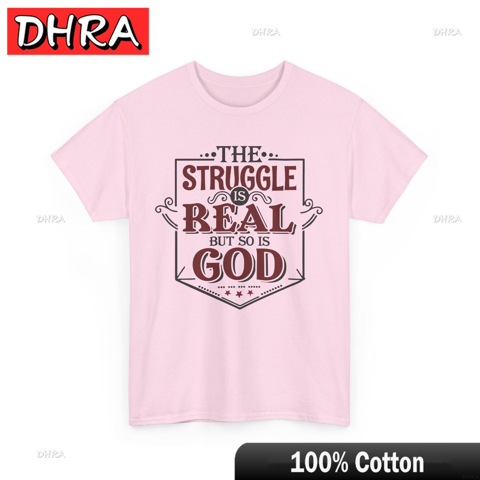 Trust in The Lord TShirt The Struggle Is Real Tee Faith in God Shirt Creative Unique Tshirts Bold Tees for Unisex Clothing TShirt S