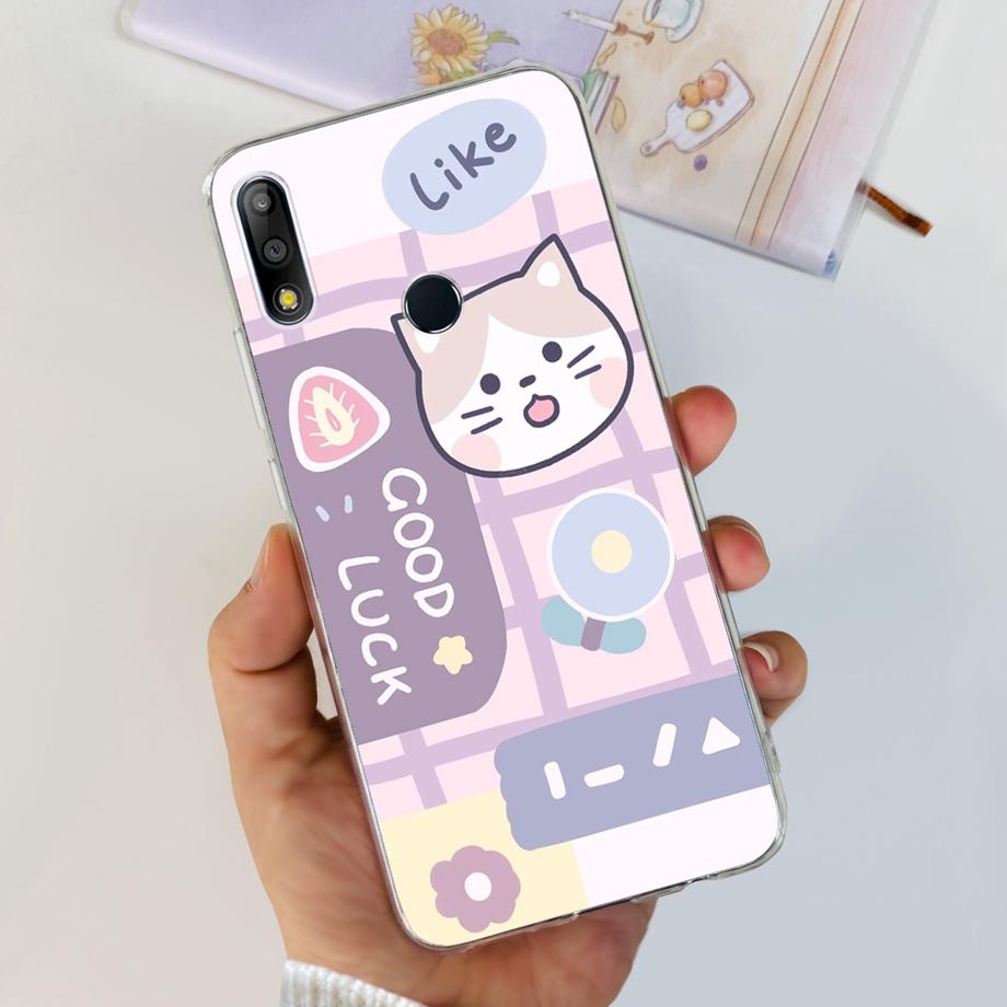 Case for Asus ZenFone Max Pro M2 ZB631KL ZB631KL Capa Soft Silicone Transparent TPU phone Back Mask protecive Cover Jelly Paint