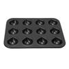 12 Cavity Muffin Cake Pan Carbon Steel Nonstick Baking Pan  Desserts Muffin Puddings Candy