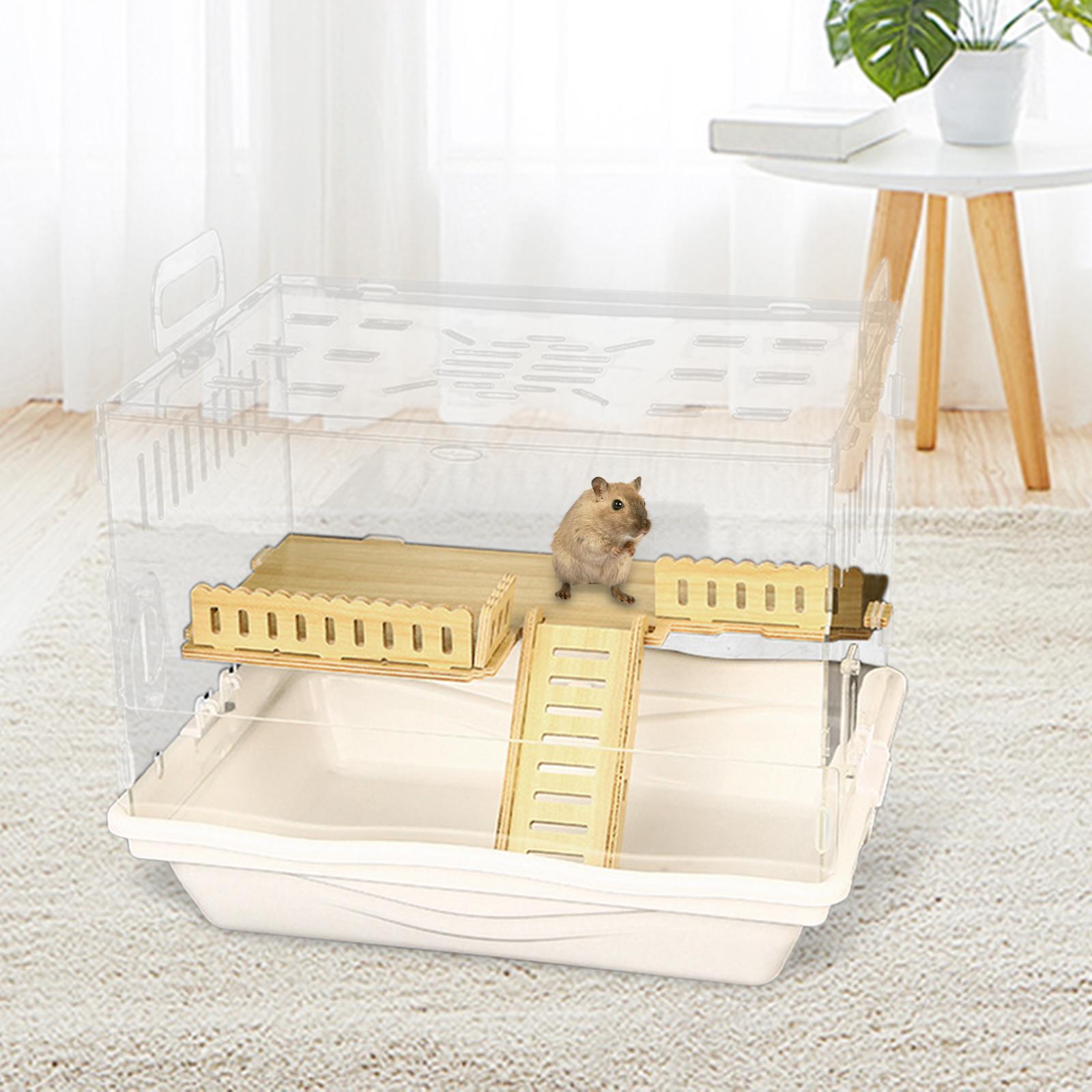 

Акриловый домик для хомяка Прозрачная клетка для мелких животных Дом для мелких домашних животных Песчанки Акриловая клетка для мелких домашних животных Хомяки Карликовые мыши