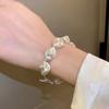 European and American special-shaped irregular baroque pearl necklace, high-end neck chain, exaggerated bracelet.