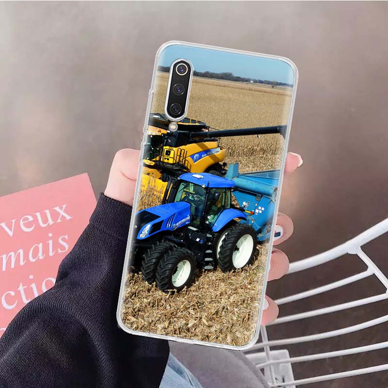 Farm Vehicle Tractor Soft Phone Case For Xiaomi Redmi Note 15 14 14S 13 12 Pro Plus 12S 11 11S 11E 10 10S 11T 5G Fundas Coque Re