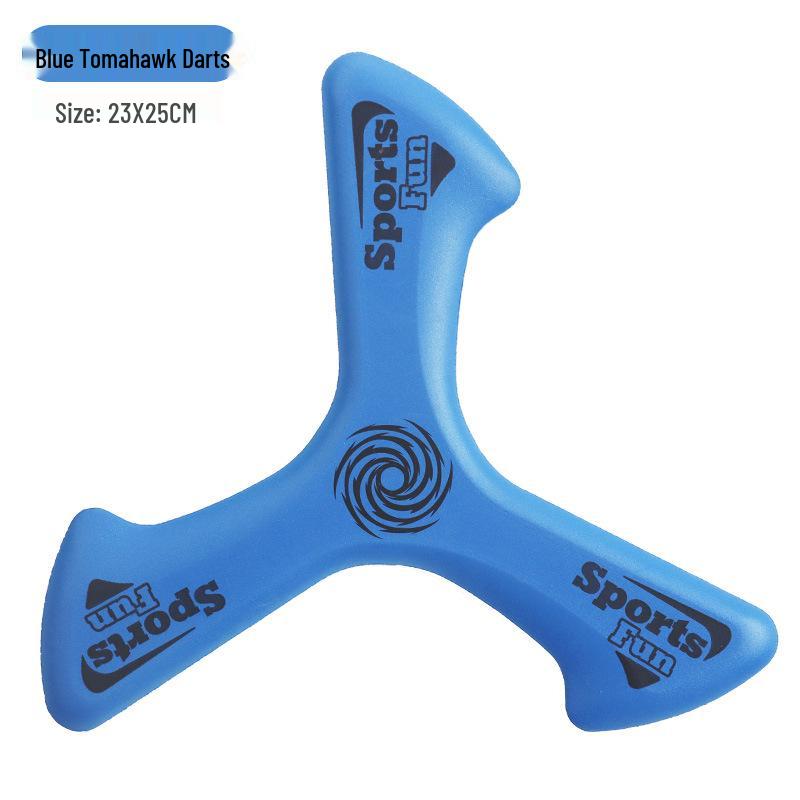Children's Soft Boomerang Frisbee: Three-Leaf Outdoor Sports Toy for Boys and Parents
