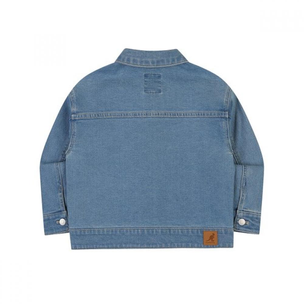 Kangol Kids Denim Jacket Blue Sa 0101