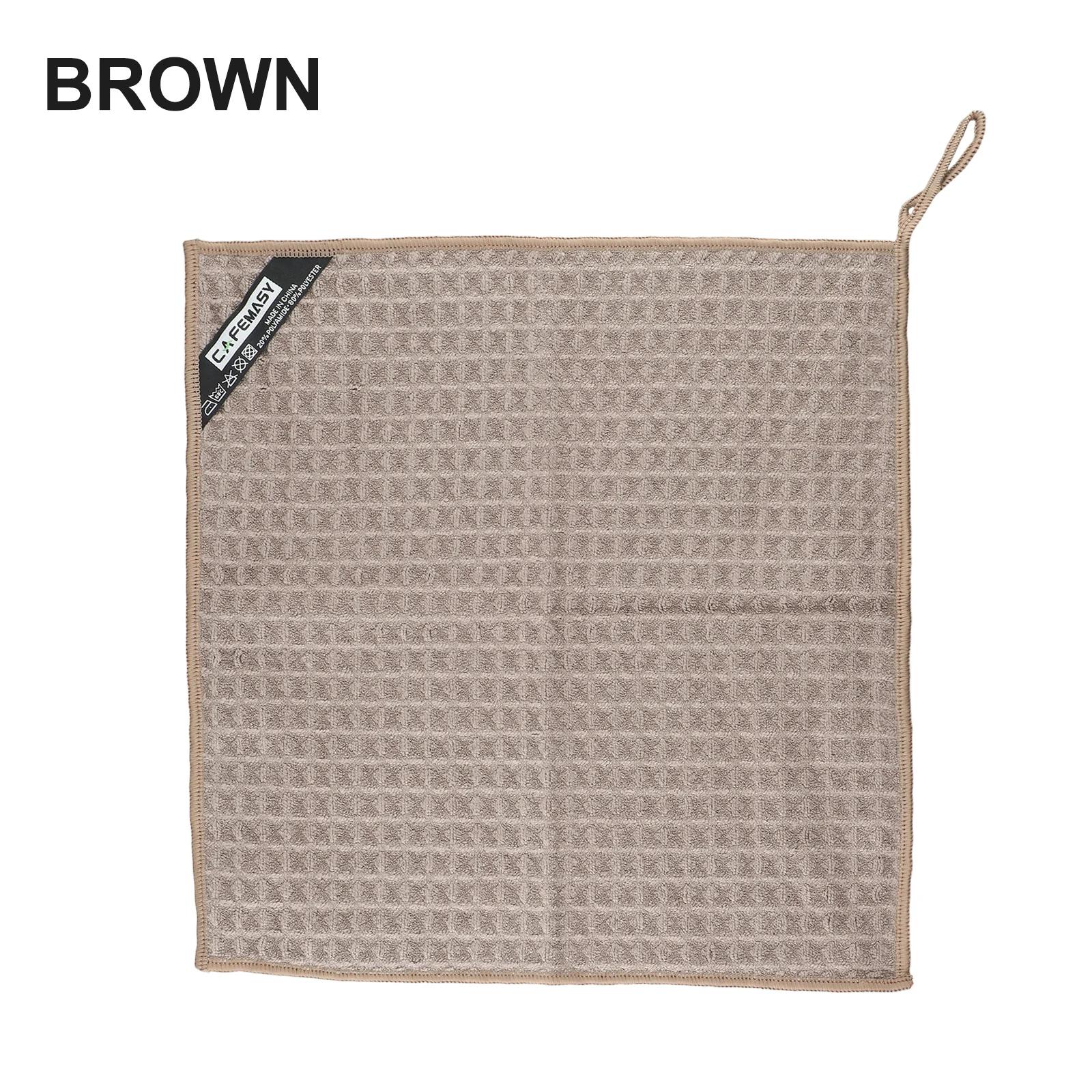 

Cleaning Bar Bar Cloth Cleaning Solid Color Water Absorption Accessories Brown Gray New Tool Very Good Water Absorption White коричневий