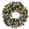 Christmas Wreath Door Hanging Decor Home Mall Window Party Festive Simulation Ornament