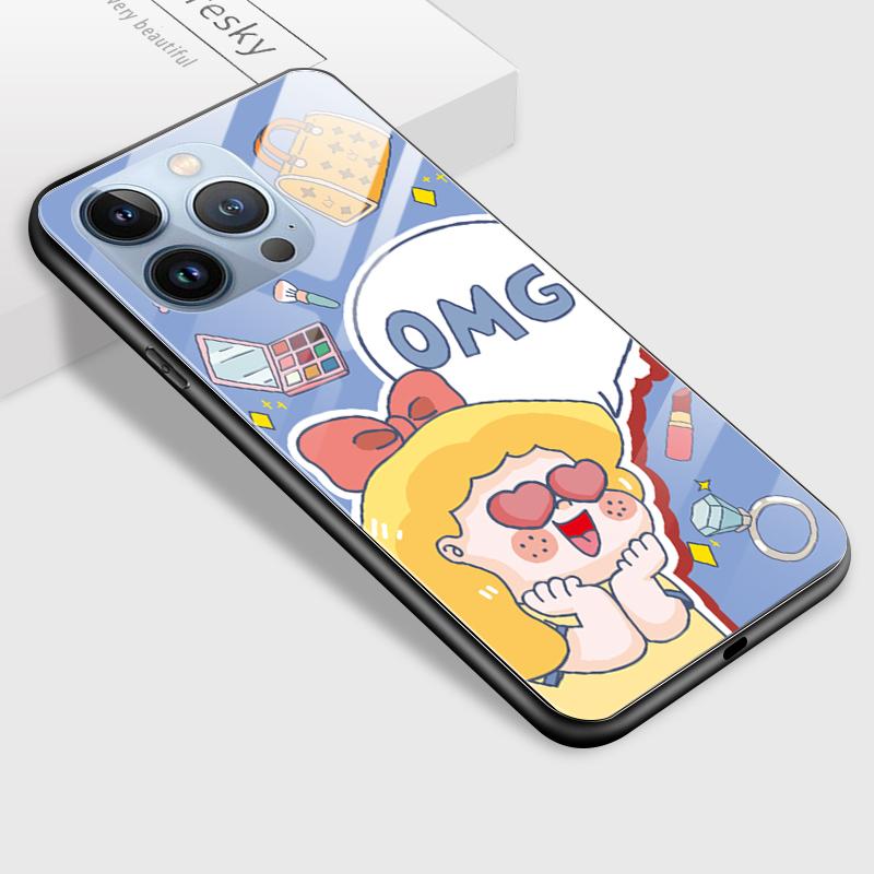 Tempered Glass Phone Case For Samsung A12 A16 A32 A53 S20FE S23 S25 Honor20 X6A 90Lite 9X Huawei Y9Prime2019 P30Lite Soft Edge Shockproof Smooth Shell