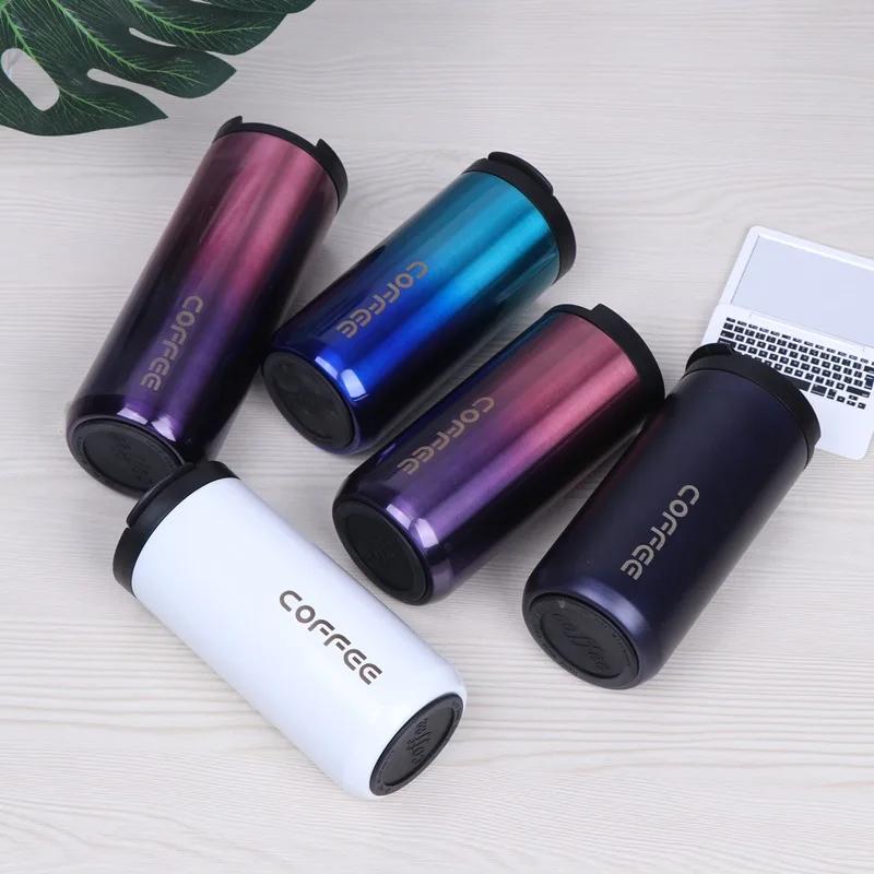 400ml/500ml Double Stainless Steel 304 Coffee Mug Leak-Proof Thermos Mug Travel Thermal Cup Thermosmug for Gifts