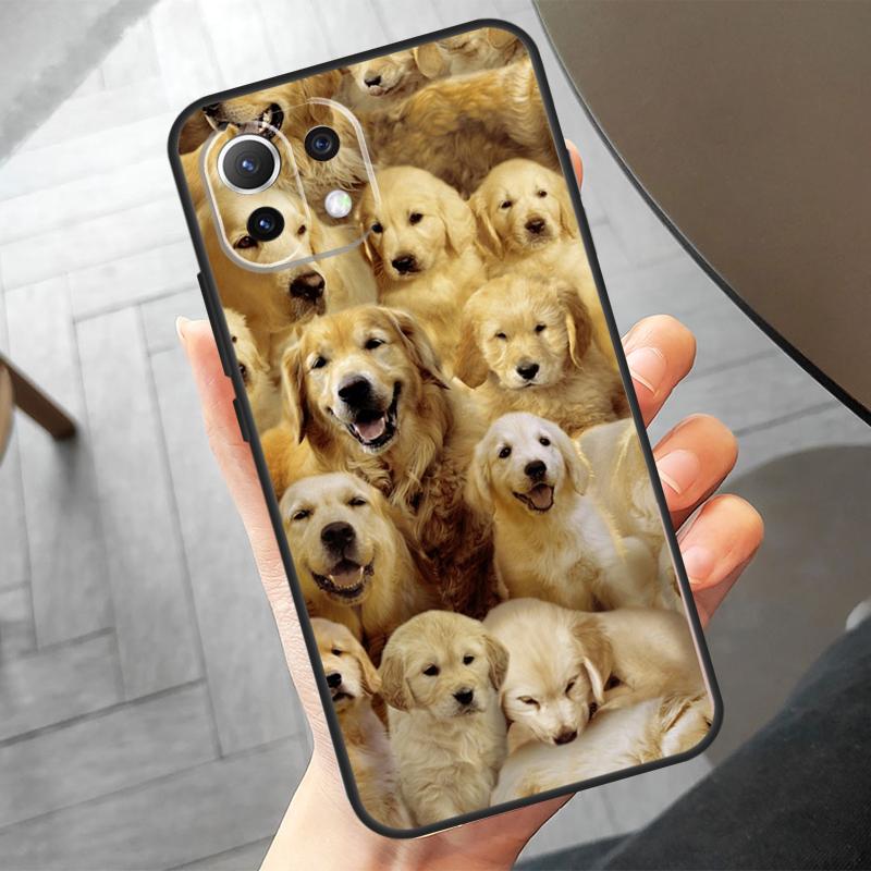Golden Retriever Dog Funda For POCO F6 X6 Pro X5 X3 F3 F5 M6 M5s Xiaomi 14 Ultra 12 13 Lite 11T 12T 13T Pro Case