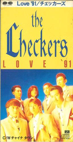 

CD CHECKERS - Love 91 PCDA00171PROMO PONY CANYON Japan Japanese Pop/Rock Used