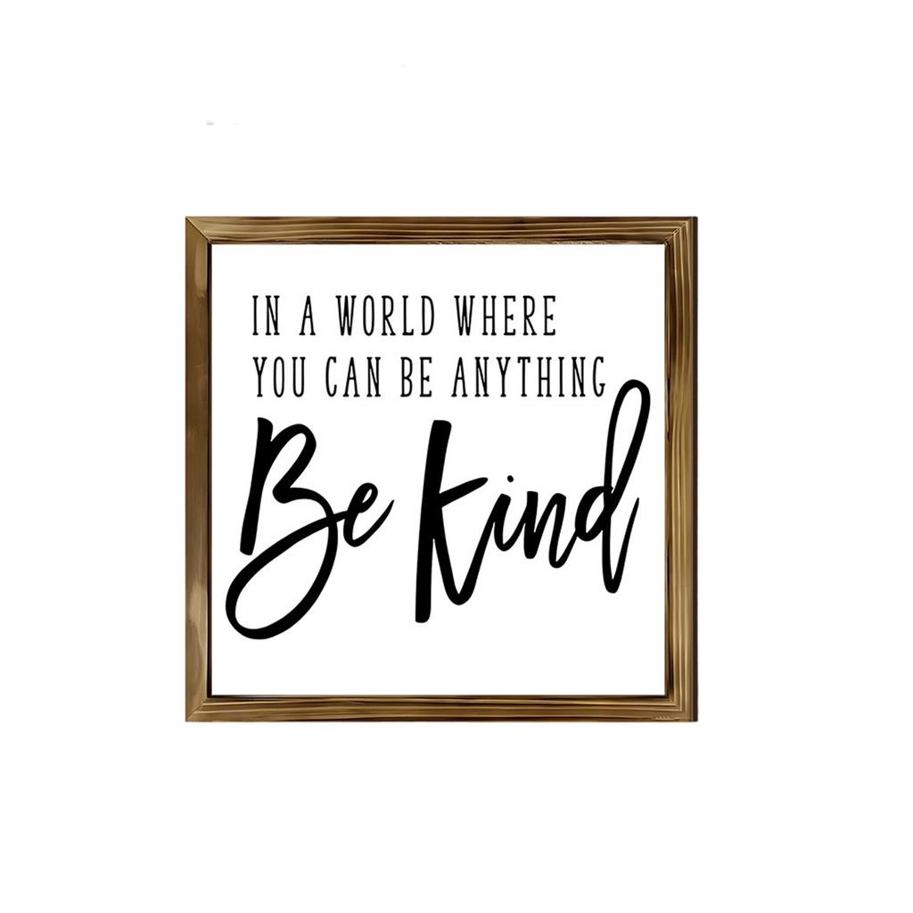Double Layer Wooden Photo Frame Living Room Desktop Restaurant Wall Background Decoration