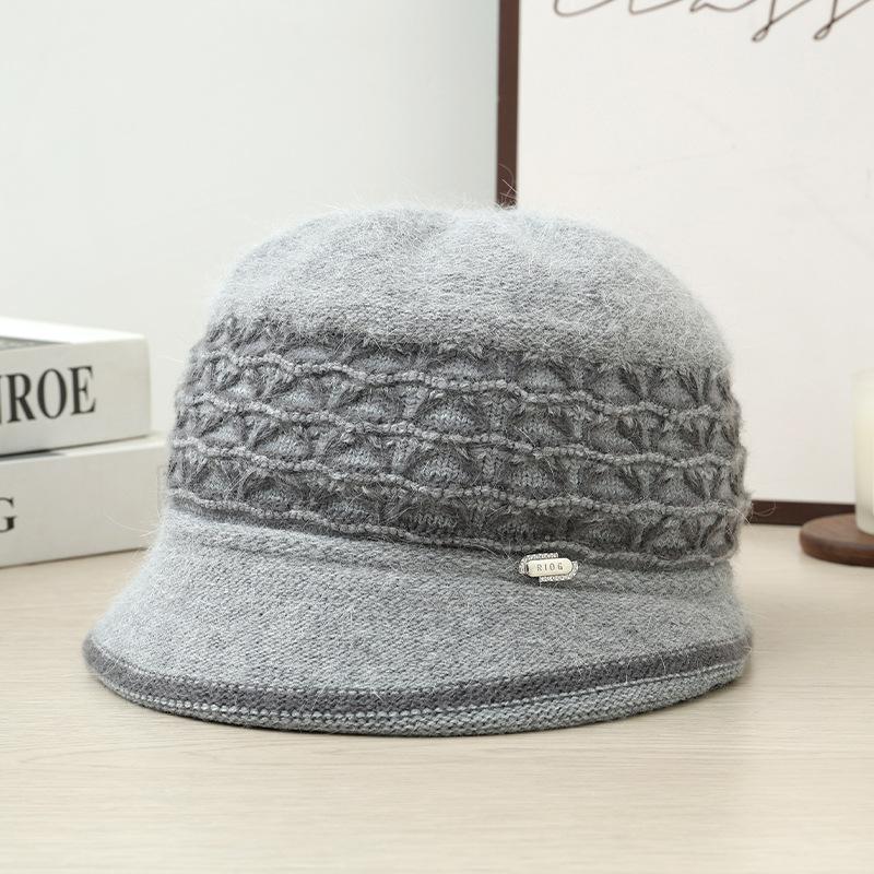 

Женские шляпы Осенью и Зимой Модные Защищающие от холода Плюс Бархатная Шляпа-горшок Ромбовидная Отметка Призматичная Шляпа Матери Универсальный Шарф Теплый Комплект Новинка average size