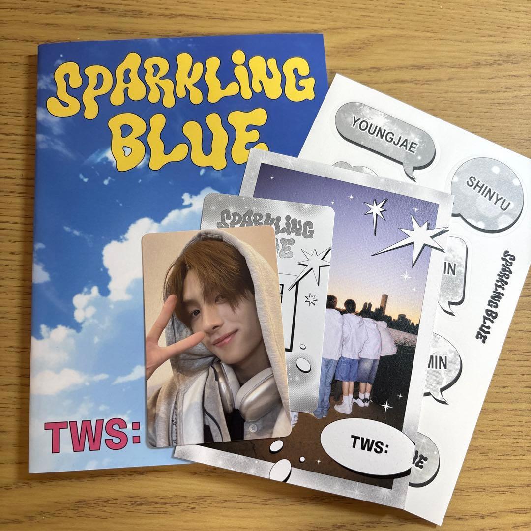 Used TWS Sparkling Blue Youngjae Photocard