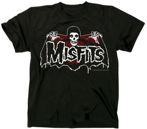 Misfits - Misfits - Batfiend (Red) - T-Shirt - 2XL (Black) [New ] Black, XXL XXXXL