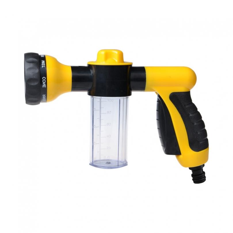 High Pressure Water Gun Automotive Cleaning Tool Wash Machine Garden Watering 8 Function Foam Lance Adjustable Automotive Foam Wash Gun