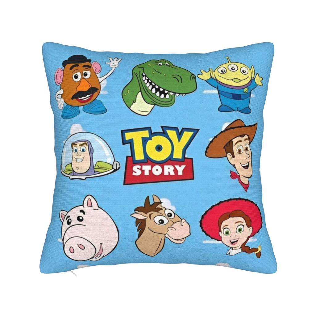 Digital painting of Woody from Toy Story 4 Square Pillow Case Cushion Cover Zippered Decor Pillowcase for Living Room 45x45cm