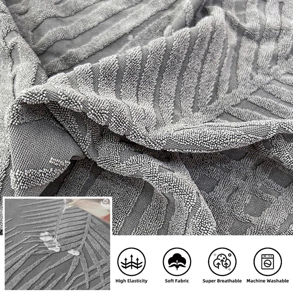 New Waterproof Jacquard Sofa Cover Solid Elastic Sofa Cushion Seat Cover Living Room L-Shaped Corner Couch Cover Pets Kids Home