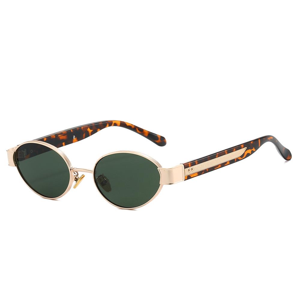 

Retro Oval Sunglasses Women Brand Designer Metal Frames VIntage UV400 Sun Shades Ins Fashoin Popular Eyewear Lentes de sol mujer