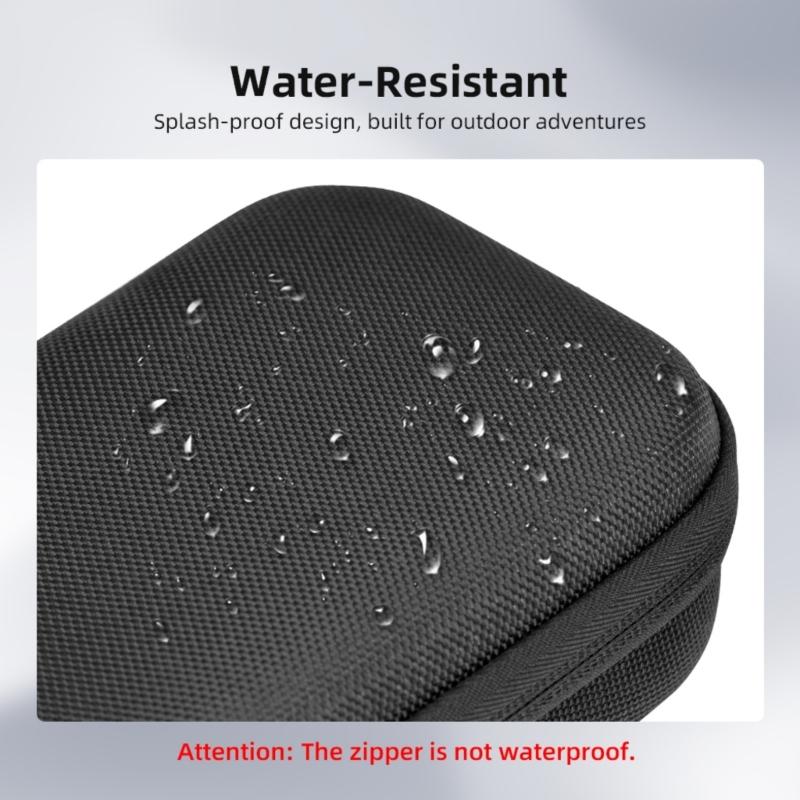 Water Resistant Protective Storage Bag With Organized Compartment for Action 6 Camera Gear Accessories Travel