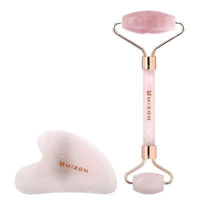 Sada masážních válečků na obličej a gua sha, 1 sada