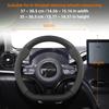 Suitable for Byd Suede Matte Carbon Fiber Texture Steering Wheel Cover Suitable for Dolphin Mini Seal Atto 3 King Shark 6 Song Pro Seagull F0 MM20