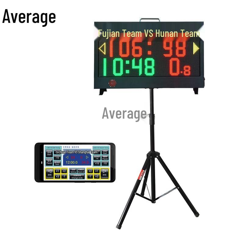 Portable Basketball Electronic Scoreboard with 24-Second Timer