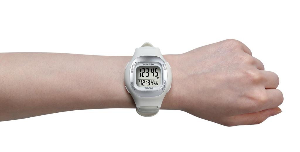 Yamasa Clock & Instrument Co., Ltd. Watch Pedometer (WATCH MANPO) White [Wristwatch-type Pedometer] TM-360W