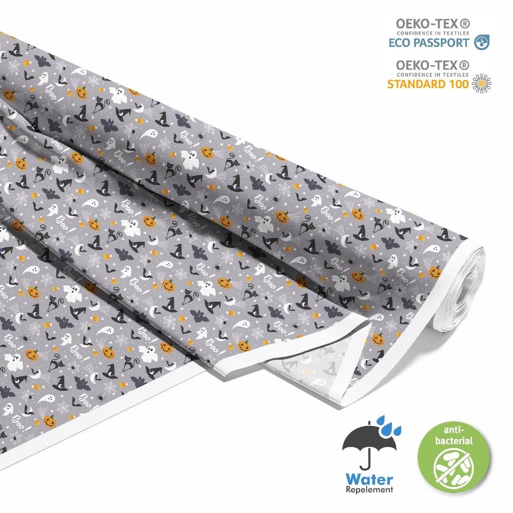 Tessuti Decorativi da Esterno Oxford - Motivo Halloween