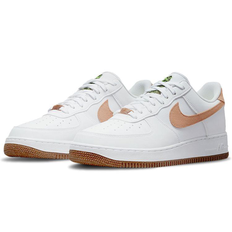 Nike Air Force 1 07 LV8 Rhubarb Men Sneakers White Netural Black CZ0338-101