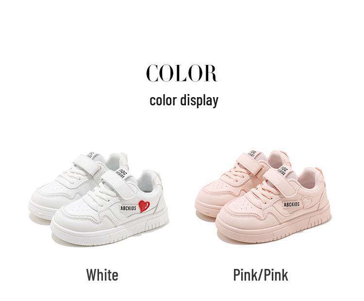 ABCkids Velcro Sports Shoes for Kids - White