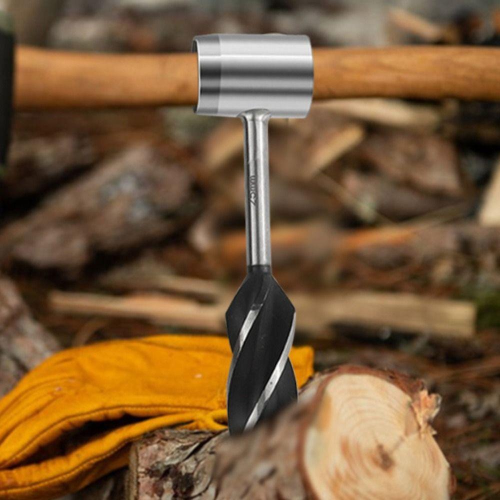 Manual Hole Maker Auger Drill Bits Wrench Hand Drill Tool Set Multipurpose Wood Drill Core  Hiking
