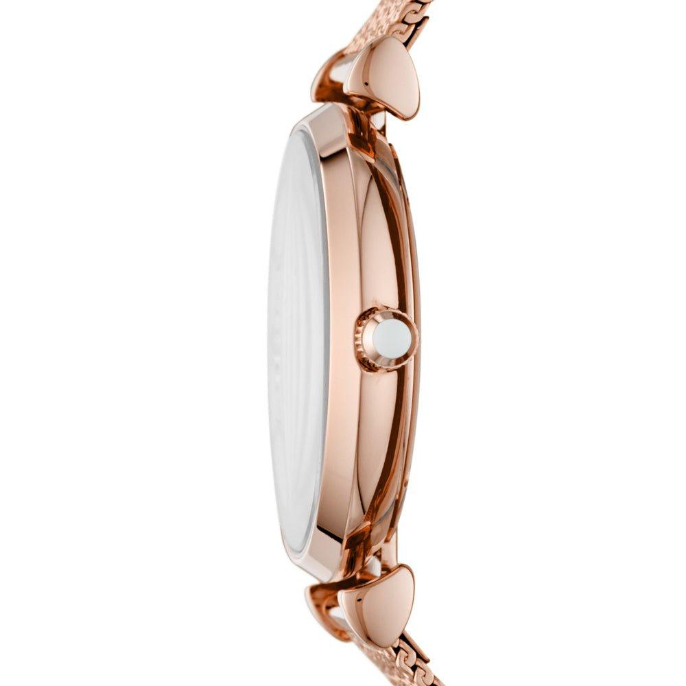 Emporio Armani AR11320 Rose Gold Gianni T-Bar Ladies Watch