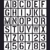 36Pcs Letter And Number PET Stencils Reusable Drawing Templates for Painting Craft Project Wall Art And Home Decoration