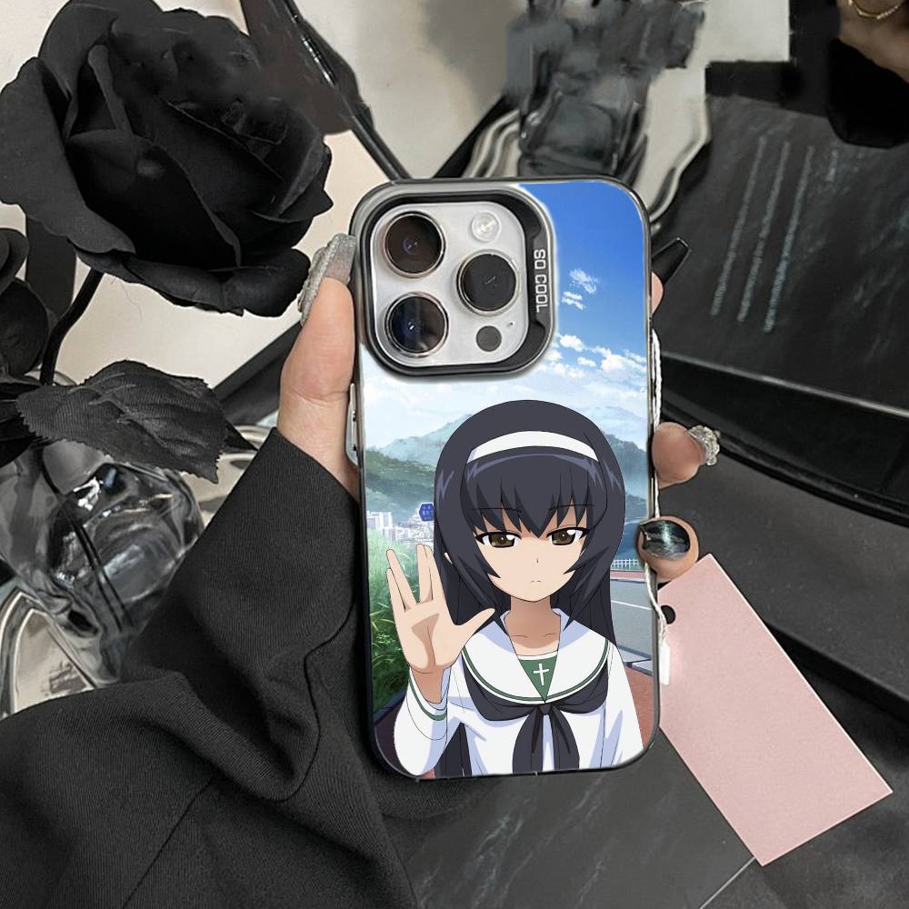 G-GIRLS U-Und P-PANZER Phone Case For IPhone 16 17 15 14 12 13 Pro Max Black Color Shockproof Cover