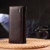 Women's Stylish Wallet Made of Genuine Grained Leather CANPELLINI Wallet 21629 Brown